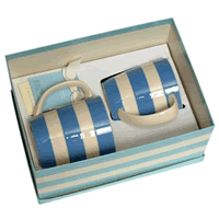 Cornish Blue Mug Set - Fine gifts and kitchen equipment from The Kitchen Shop Weybridge Surrey